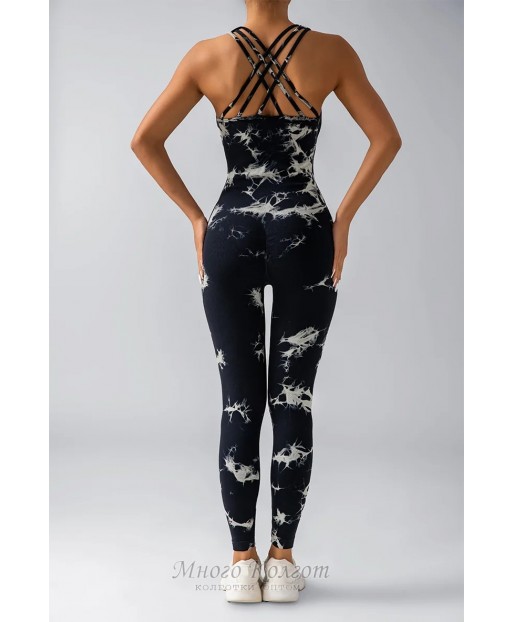 Безшовні мармурові комбінізони Leggings Body Cannota Marble 21